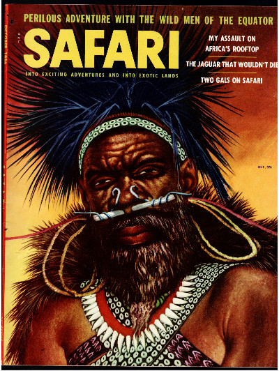 Safari Oct 1956 Robert Doares cvr, Stalker; Hollander; Beecham; Allen - Ultra Hi