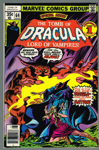 Image for Tomb Of Dracula #64 Gene Colan Art!!