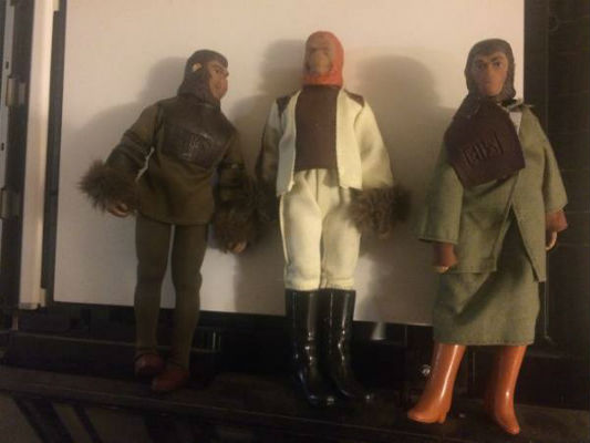 Image for 3 planet of the Apes action figures:Doctor Zaius,Cornelius and doctor Uhuru