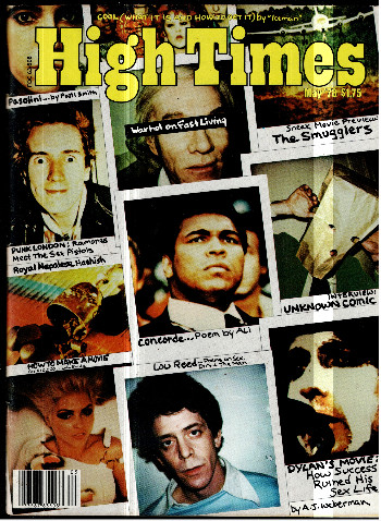 HIGH TIMES PATTI SMITH RAMONES VINTAGE MAY 1978 MARIJUANA MAGAZINE WEED 420