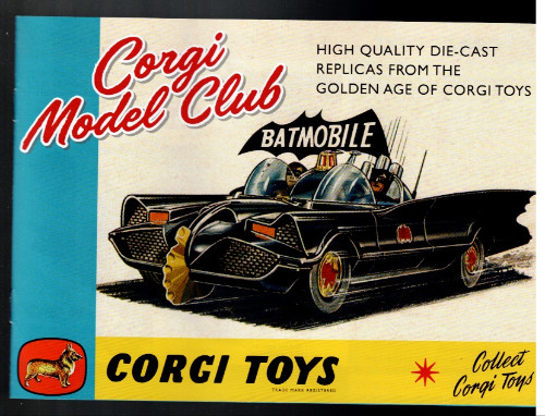 Corgi Model Club Catalog reproduction