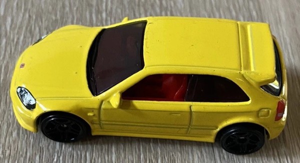 2021 Hot Wheels 99 Honda Civic Type R Ek9, Yellow HW Hatchbacks