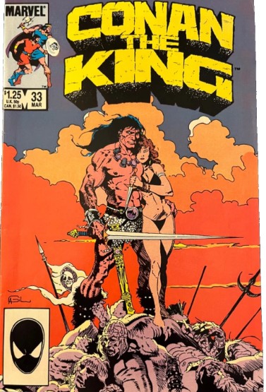 CONAN THE KING #33 March 1986 Copper Age Marvel Comics