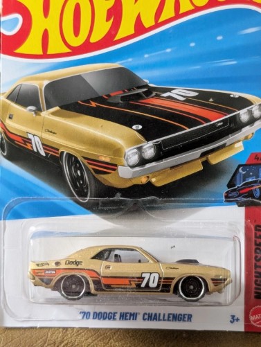 New 2026 Hot Wheels '70 Dodge Hemi Challenger Loose 1:64 Diecast Model Car