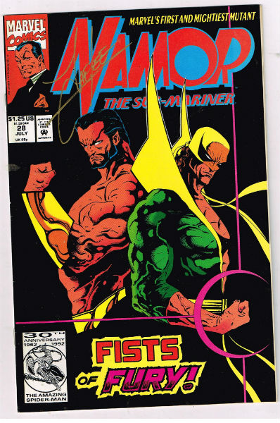 Image for Namor:the Sub-Mariner #28,July,1992,"fists of Fury" signed by Jae Lee