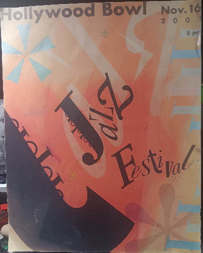 Hollywood Bowl Jazz Fest Poster November 16 2001