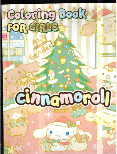Cinnamoroll coloring book for girls any gender